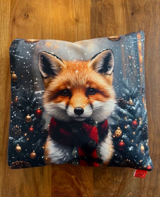Weihnachtskissen Fuchs